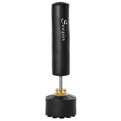 Soozier Freestanding Boxing Punch Bag With Weighted Base Adjustable Height