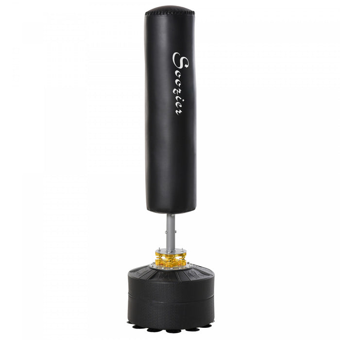 Soozier Freestanding Boxing Punch Bag With Weighted Base Adjustable Height
