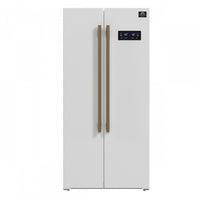 Forno Salerno 33-inch Side-by-Side White Refrigerator, 15.6 cu.ft. - FFRBI1805-33WHT 