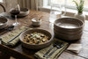 Gaia Stoneware Dinner Bowls, Set of 4, 22cm (8.6-inch) 