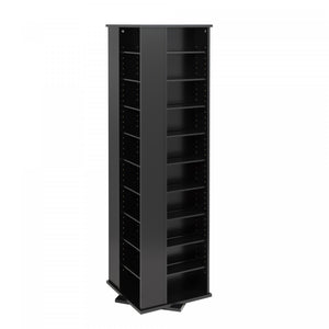 36 Adjustable Shelves Multimedia Storage - Black