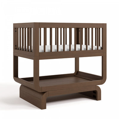 Storkcraft Santorini Deluxe 3-in-1 Convertible Bassinet - Hazelnut Crib