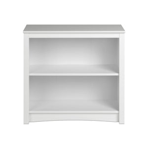 Two-Shelf Bookcase - White