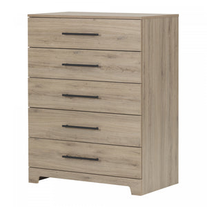 Primo 5-drawer Chest - Rustic Oak