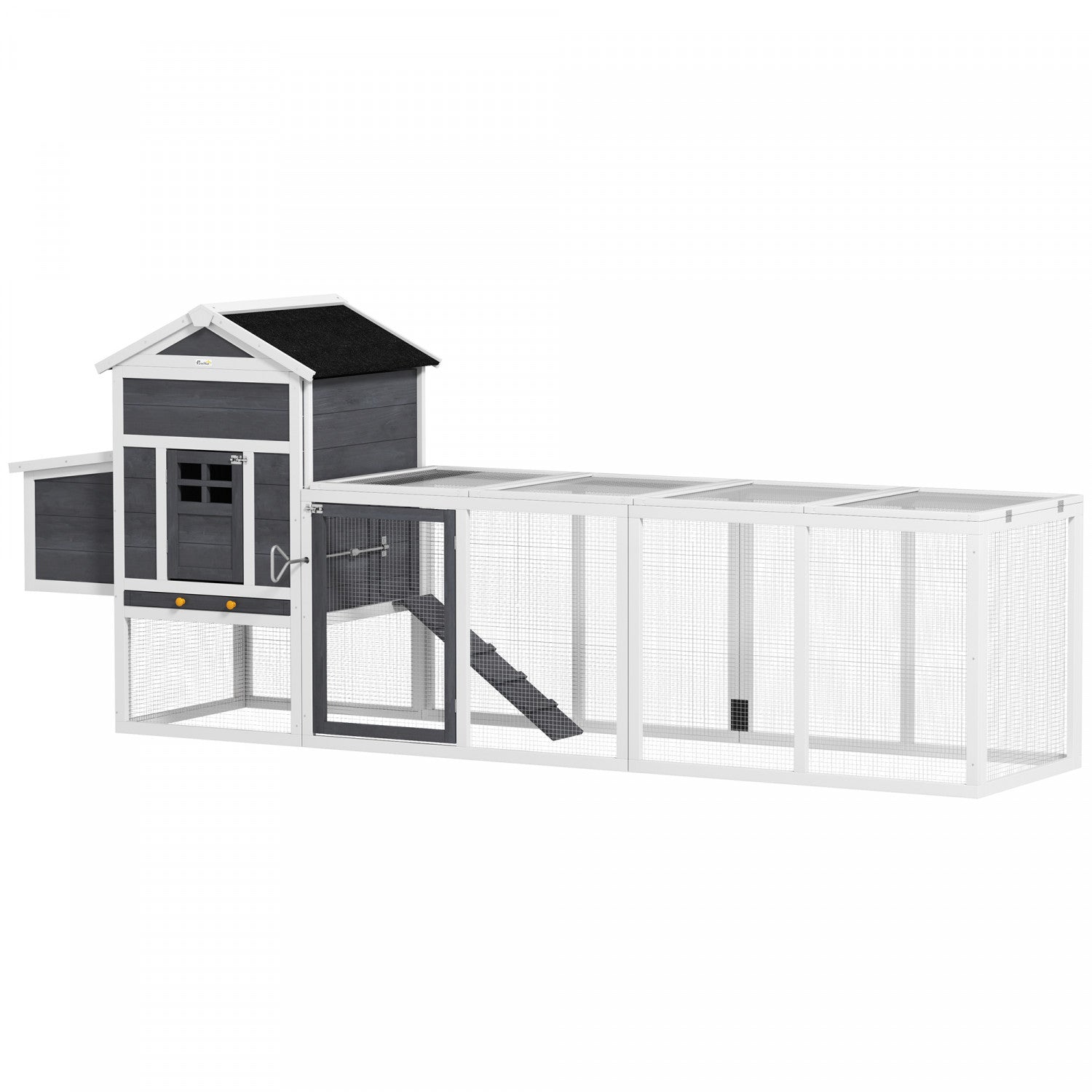 Brick Rabbit Hutch PawHut 117