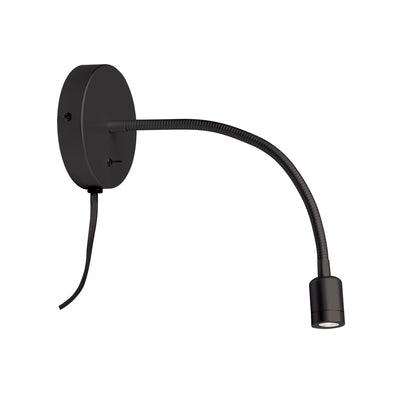 Dainolite Wynne LED Wall Sconce 3w Matte Black Lamp|Applique murale Wynne de Dainolite avec fini noir mat et ampoule à DEL de 3 W