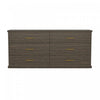 Clifford Traditional Dresser in Walnut (6-Drawer)