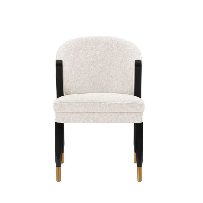 Manhattan Comfort Modern Ola Chenille Dining Chair - Cream