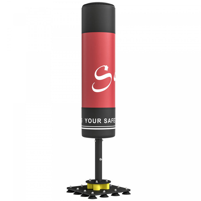 Soozier Freestanding Punching Bag for Adults, Boxing Bag w/12 Suction Cups