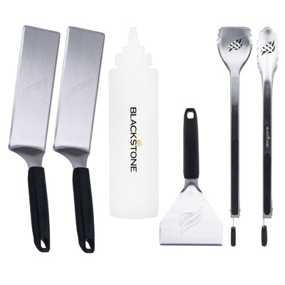 Blackstone Deluxe Griddle Tool Set - 6 Piece - 5464CA | Ensemble d'ustensiles pour plaque de cuisson Blackstone Deluxe - 6 pieces - 5464CA