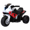 Aosom Kids Motorcycle, 6v Battery Powered Ride-On Toddler Motorcycle With Headlight, Music, 3 Wheels Electric Motorcycle For Kids, Licensed Bmw, Gift For Boys & Girls -red
