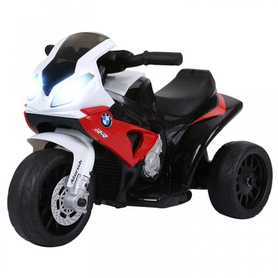 Aosom Kids Motorcycle, 6v Battery Powered Ride-On Toddler Motorcycle With Headlight, Music, 3 Wheels|Aosom 6v Moto Pour Enfants Sous Licence Bmw, Moto Pour Tout-petits, Avec Phare, Musique, Moto Electr