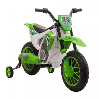 Aosom Kids Dirt Bike Battery Powered Ride-On Electric Motorcycle With Charging 12v Battery, Training