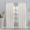 Habitat Mulberry White Light Filtering Dual Header Curtain Panel - 54 x 95