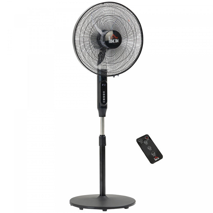 Homcom Pedestal Fan With 3 Modes And 3 Speeds