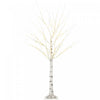 Homcom 5ft Artificial White Birch Tree For Indoor Covered Outdoor|Homcom Bouleau Blanc Artificiel De 5ft Pour Exterieur Interieur