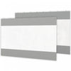Outsunny Pergola Curtains With Large Windows For 10' X 10' Pergola, 2 Pack