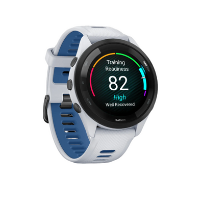Garmin Forerunner® 265 Gps Smartwatch - Fitness Tracker W/ Multi-band Gps - Whitestone|Garmin Forerunner® 265 Montre Gps Intelligente - Suivi De Fitness Avec Gps Multi-bande - Pierre Blan