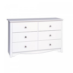 Monterey Kids 6-Drawer Dresser - White