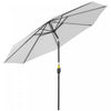 Outsunny 10' X 8' Market Umbrella With Crank Handle And Tilt For Garden
