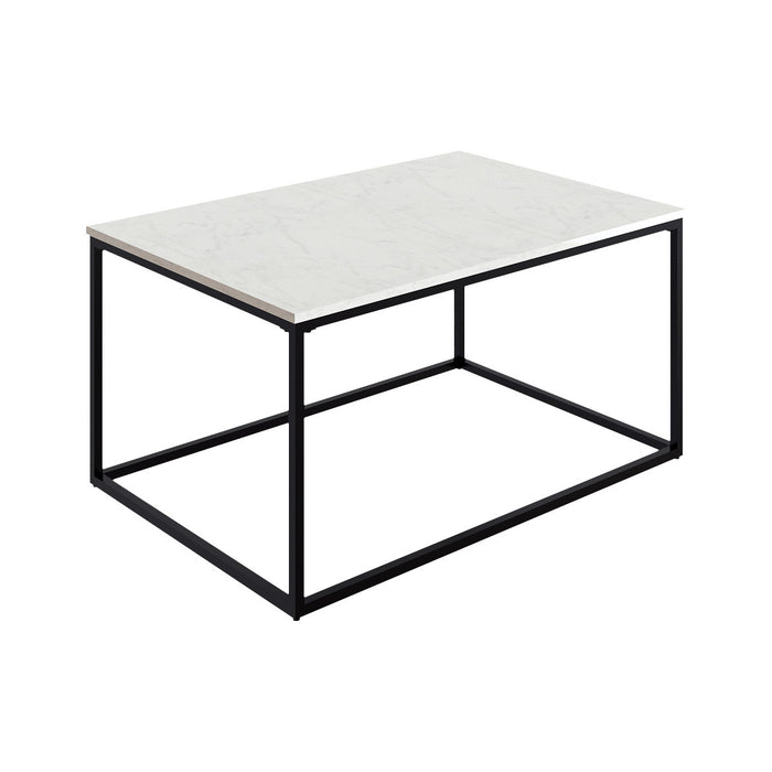 Terra Rectangular Coffee Table With Marble Top