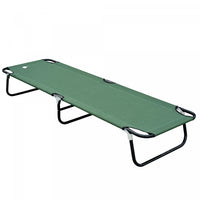 Outsunny Folding Camping Cot For Adults Portable Outdoor Sleeping Bed