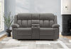 MONARCH SPECIALTIES 2-SEATER POWER RECLINING UPHOLSTERED LOVE SEAT, 76" WIDE, LIGHT GREY FABRIC, TRANSITIONAL RECLINER | MONARCH SPECIALTIES CAUSEUSE REMBOURRE 2 PLACES INCLINABLE ELECTRIQUE, 76"L, TISSU GRIS CLAIR, TRANSITIONNEL