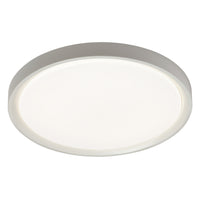 Dainolite Frida Flush Mount 30w Matte White Finish Lamp