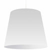 Dainolite Oversized Drum 1 Light Pendant Xlarge White Shade Lamp