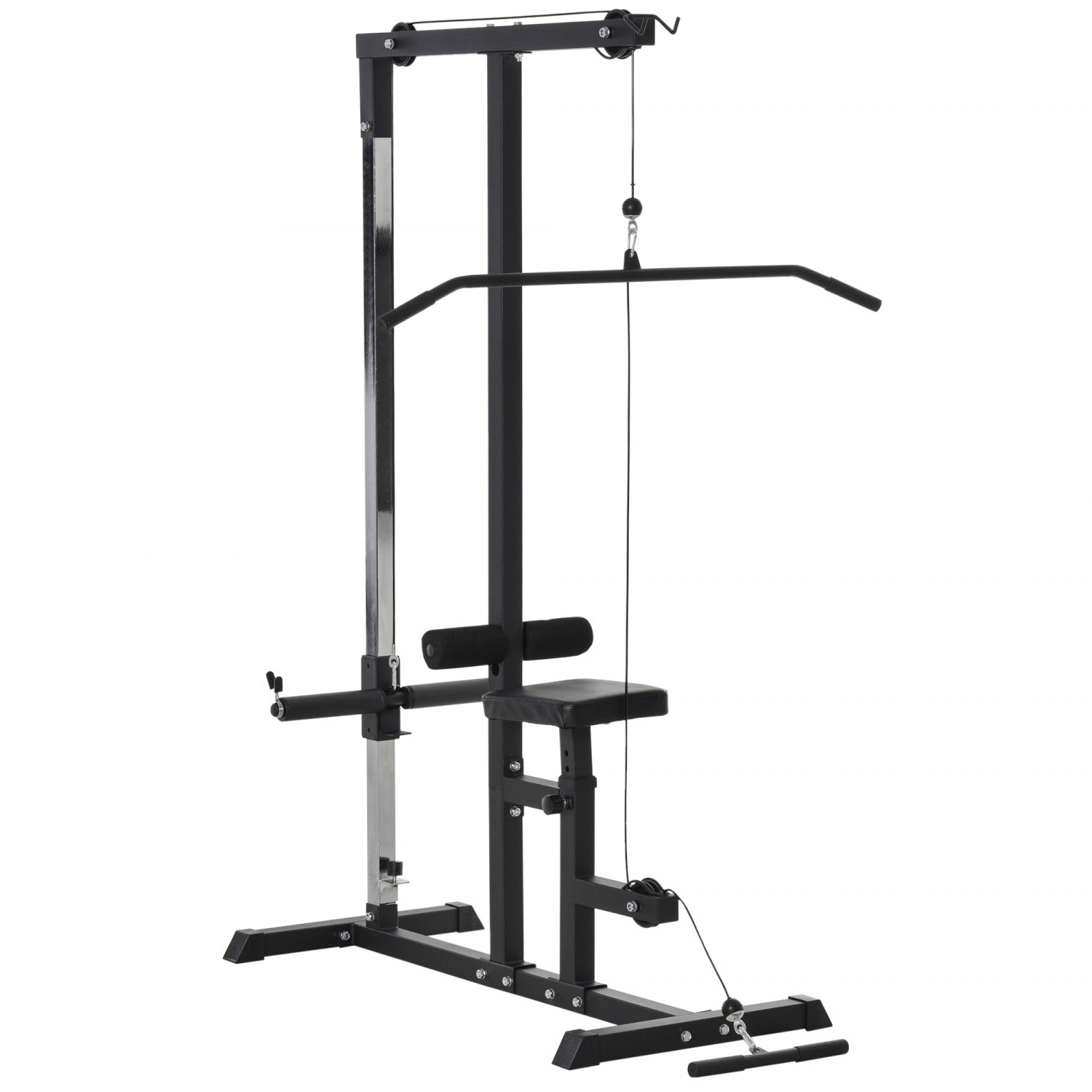 Soozier Exercise Pulldown Weight Machine With 3 Adjustable Cable Po. The Brick
