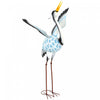 Outsunny Flying Crane Garden Statue, 42.5\" Standing Steel Lawn Ornament