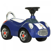 Qaba Baby Car, Push Car With Music, Horn, Light, Foot To Floor Sliding Ride On Car For Toddlers, Dar