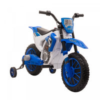 Aosom Kids Dirt Bike Battery Powered Ride-on Electric Motorcycle With Charging 12v Battery, Training