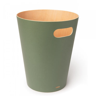 Umbra Woodrow Garbage Bin Trash Can - Spruce|Poubelle Woodrow de Umbra - épinette