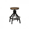 Hawkford Brown Adjustable Height Backless Barstool - Set of 2