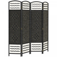 Homcom Folding Room Divider 5.6 Ft Privacy Screen Panel