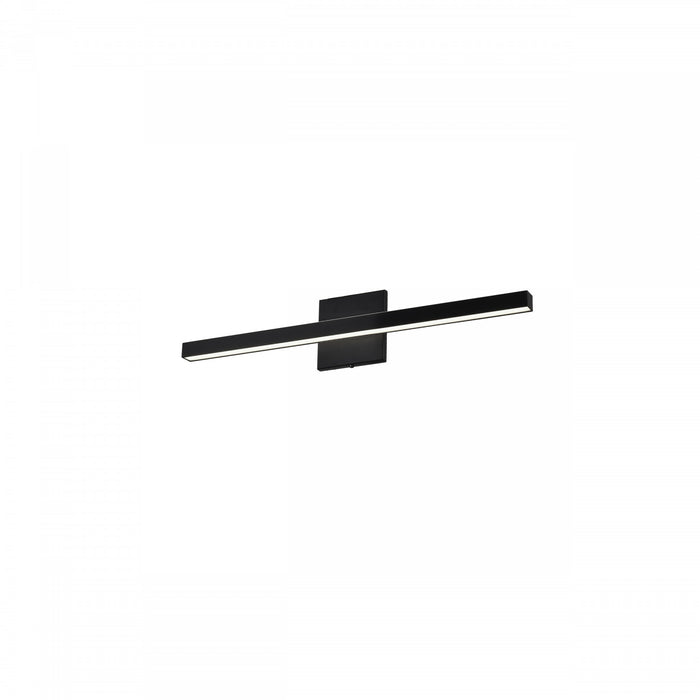 Dainolite Arandel Vanity Light 18w LED Matte Black Diffuser Lamp