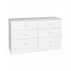 Astrid Kids 6-Drawer Dresser - White