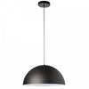 Dainolite Ofelia 1 Light Pendant Small Matte Black/White Lamp
