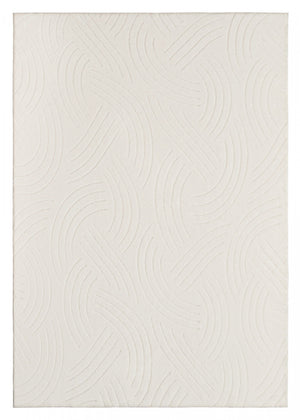 Velvet Crescent Cream Washable Shag Area Rug 8'x10' Indoor Area Rug