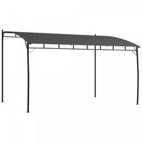 Outsunny 10' X 13' Pergola With Uv30+ Canopy, Steel Pergola Gazebo, Grey
