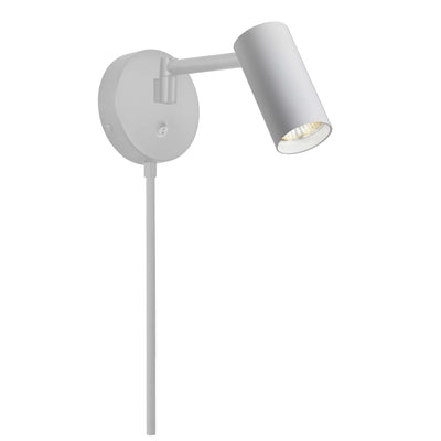 Dainolite Stanly 1 Light Wall Swing Arm Spotlight Matte White Lamp|Projecteur mural Stanly de Dainolite avec bras articulé, fini blanc mat et 1 ampoule