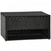 Outsunny Outdoor Deck Box For Pool, W/ Shoe Layer & Inner Liner, Black|Outsunny Boite De Terrasse Exterieure Avec Couche De Chaussures Noir