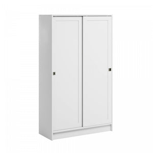 Elite 4-shelf Accent Cabinet - White