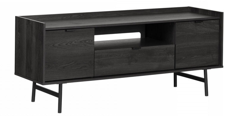 City Life 60\" TV Stand with Storage - Grey Oak