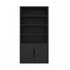 Rivington Modern 40\" Bookcase Cabinet in Black