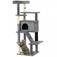 Pawhut Cat Tree For Large Cats Adult, 58
