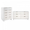 Granville Modern 2-Piece Dresser Set in White