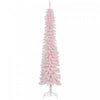HOMCOM 7' Artificial Christmas Tree with Realistic Branches Pink