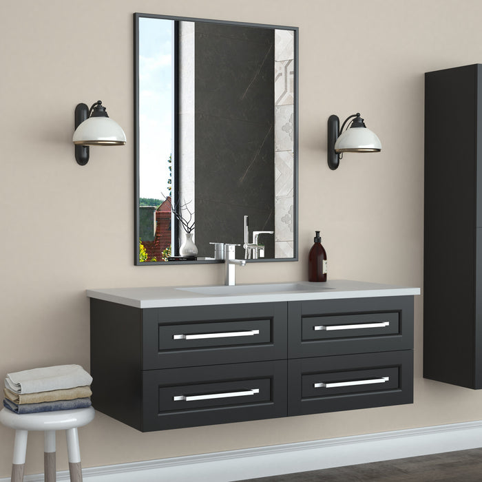 Border Black 40\" Mirror